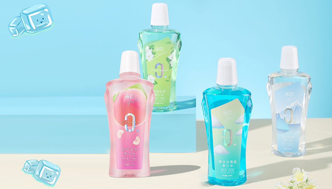 皚齒森(sēn)系漱口水(shuǐ)，說(shuō)話(huà)自(zì)帶果香！